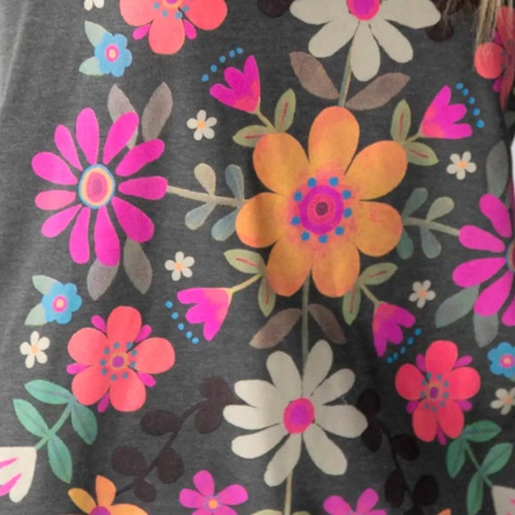 Amazing 🤩 Folk Flower Pocket Sweatshirt XXL - Picture 3 of 3